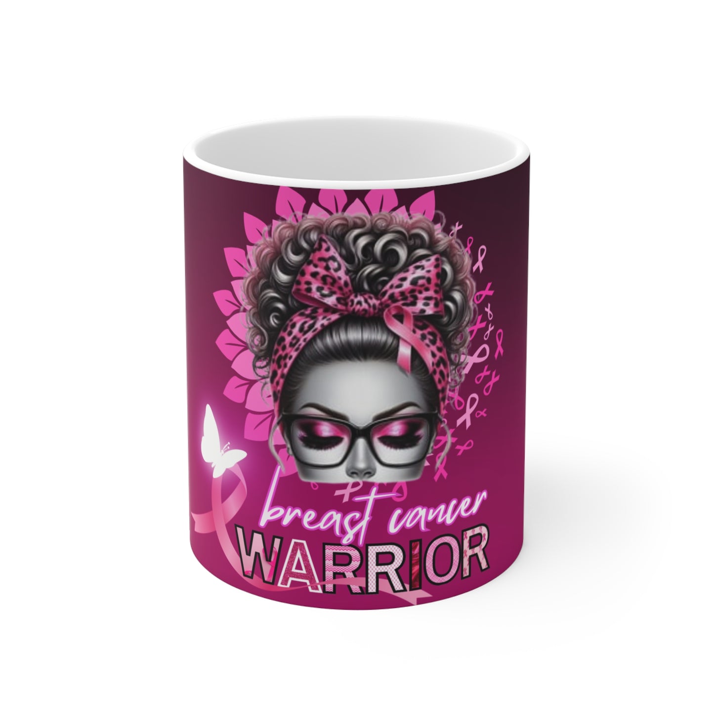 Mug 11oz Breast Cancer Warrior