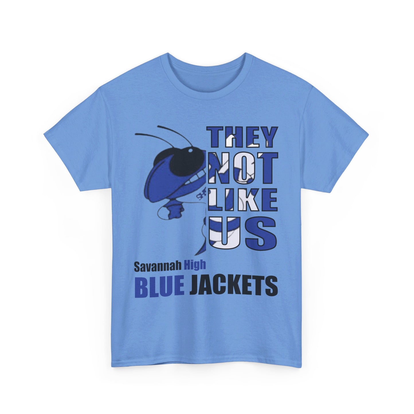 Unisex Heavy Cotton Tee "They Not Like Us" Savannah High Blue Jackets