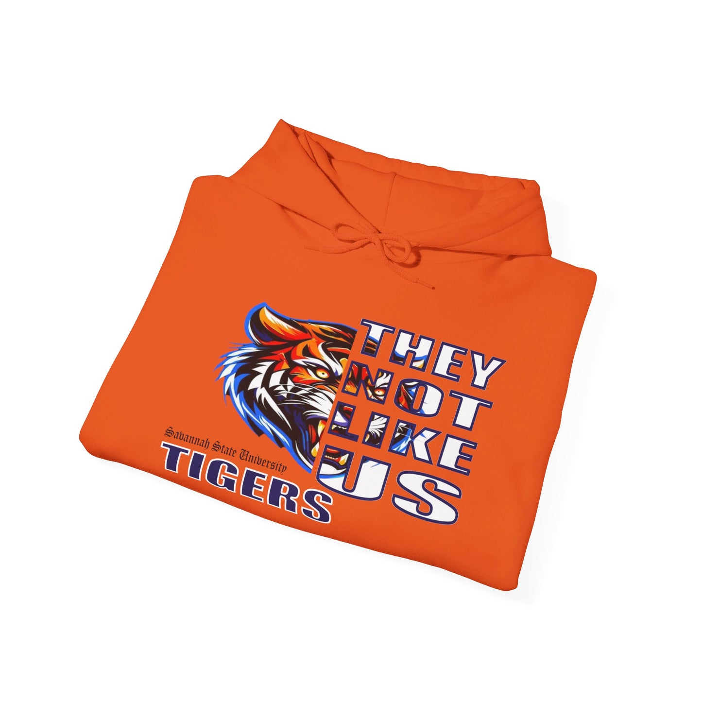 Unisex Heavy Blend™ Hooded Sweatshirt "They Not Like Us" SSU Tigers-Adult