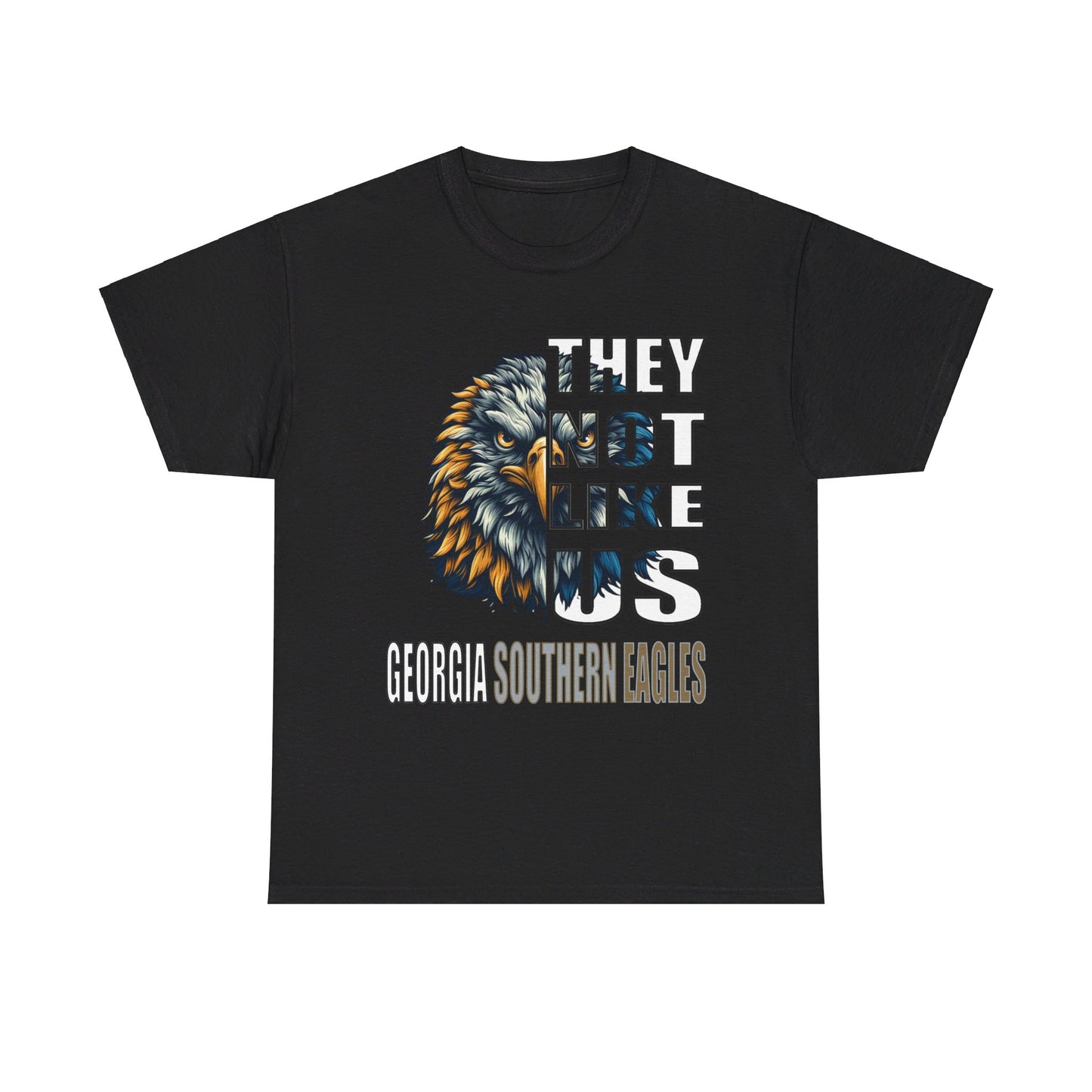 Unisex Heavy Cotton Tee "They Not Like Us" GA Southern Eagles-Adult