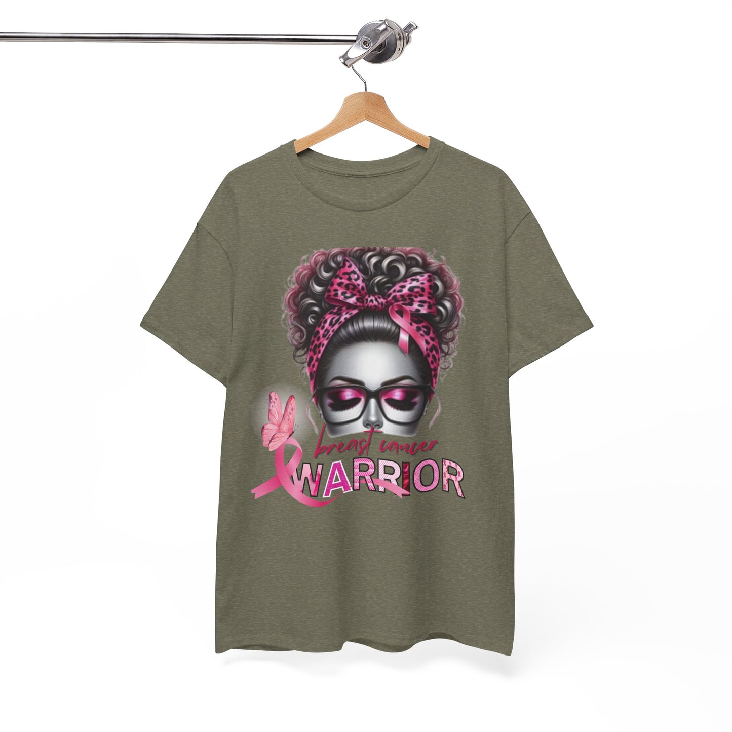 Unisex Heavy Cotton Tee Breast Cancer Awareness-Adult