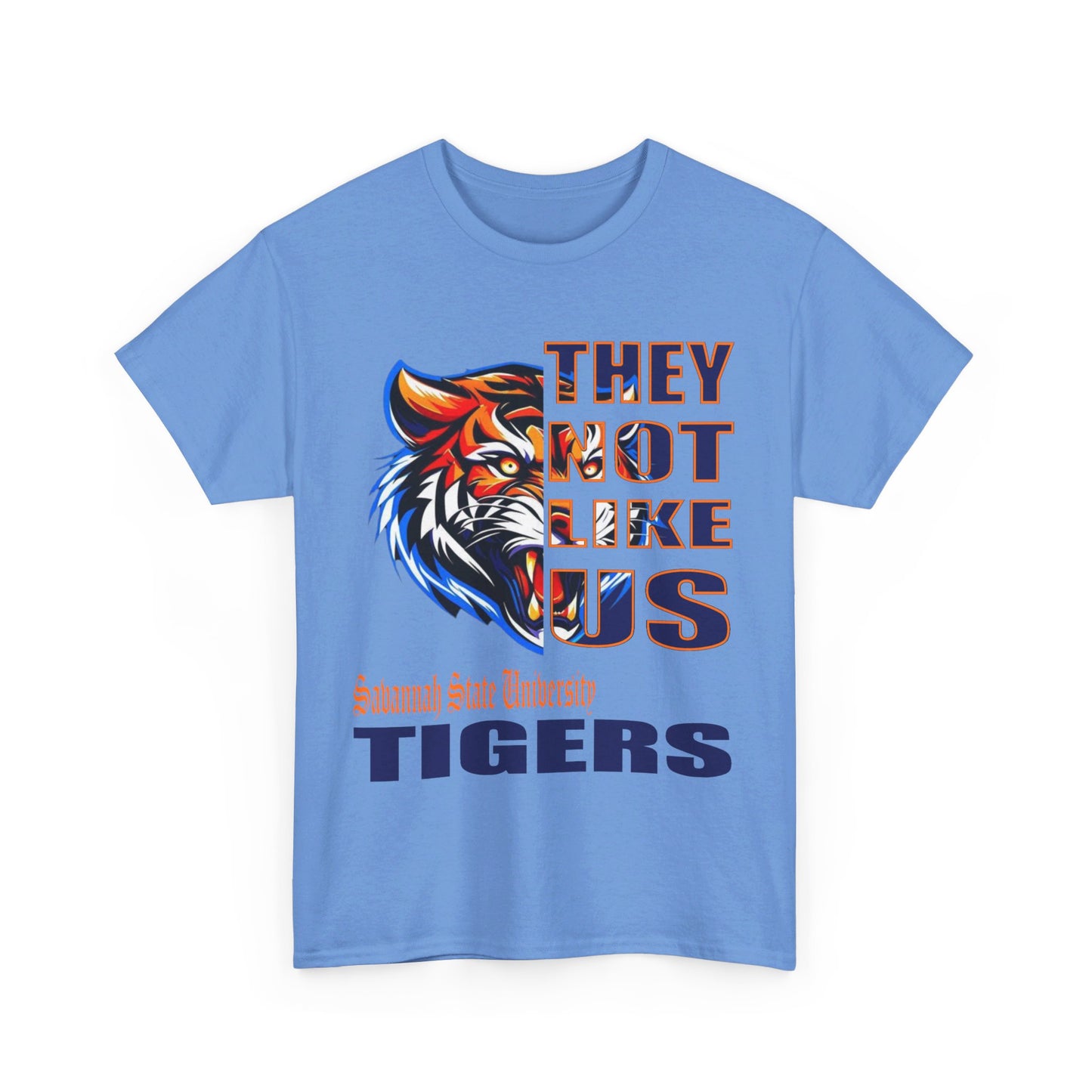 Unisex Heavy Cotton Tee "They Not Like Us" SSU Tigers-Adult