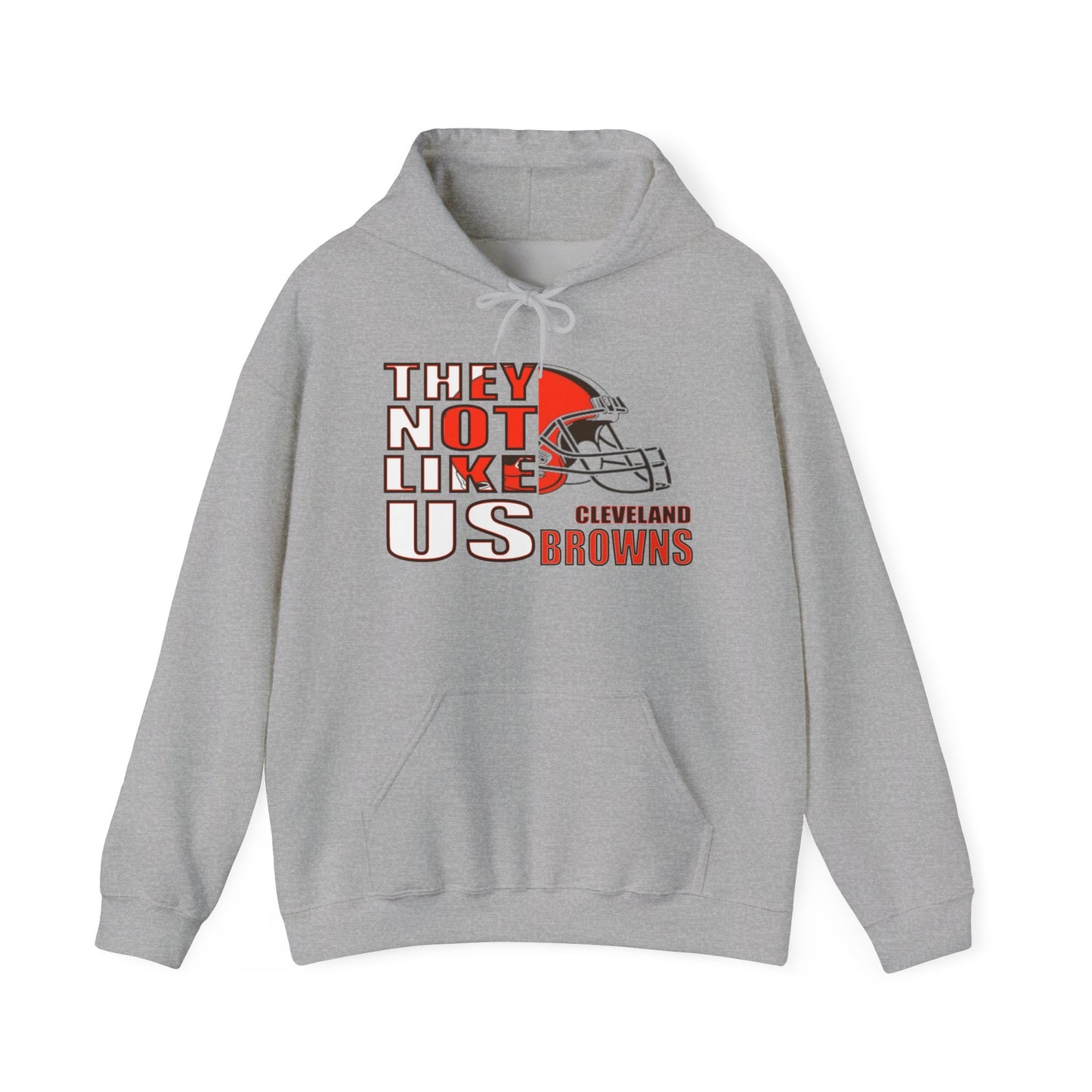 Unisex Heavy Blend™ Hooded Sweatshirt "They Not Like Us" Cleveland Browns-Adult