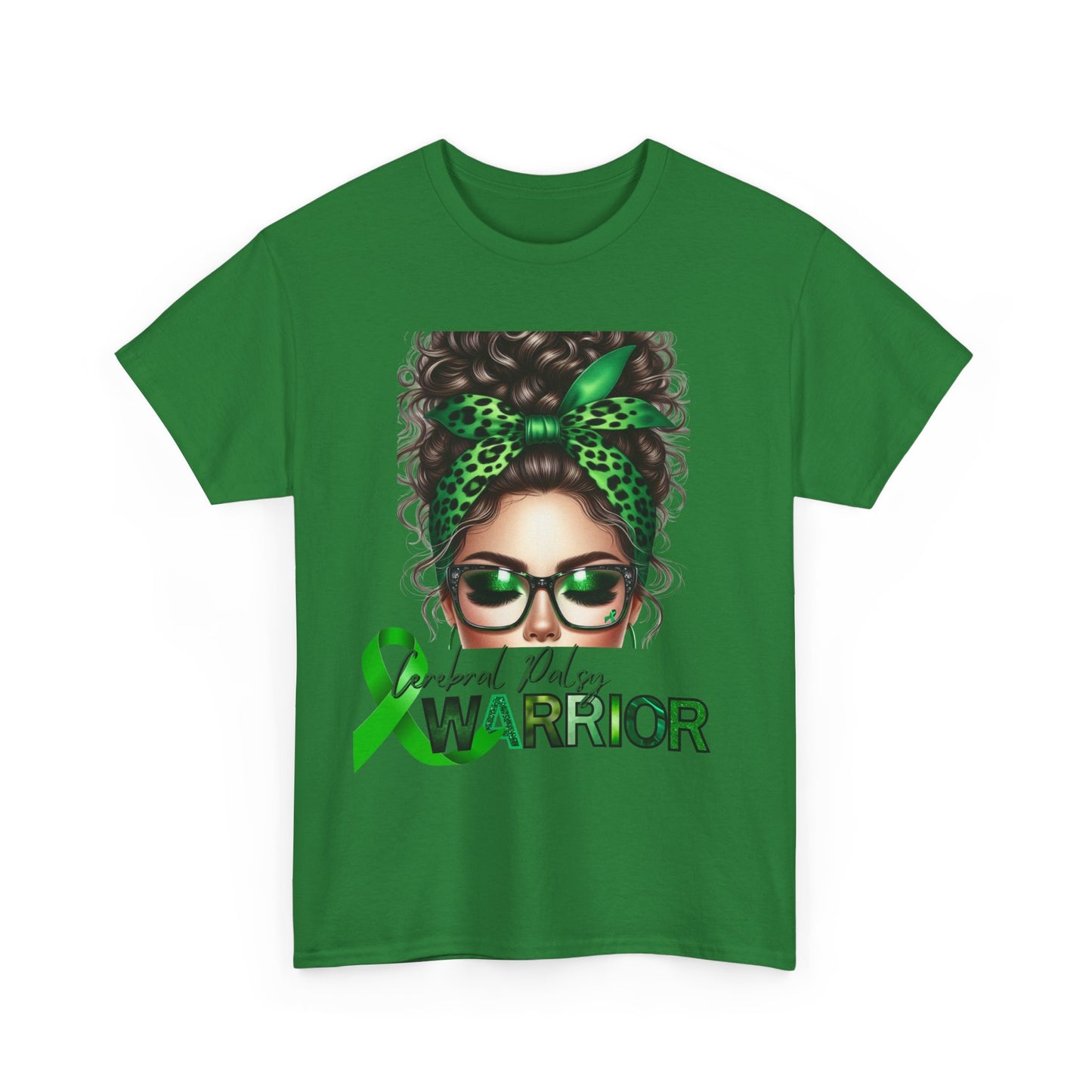 Unisex Heavy Cotton Tee Cerebral Palsy Awareness-Adult