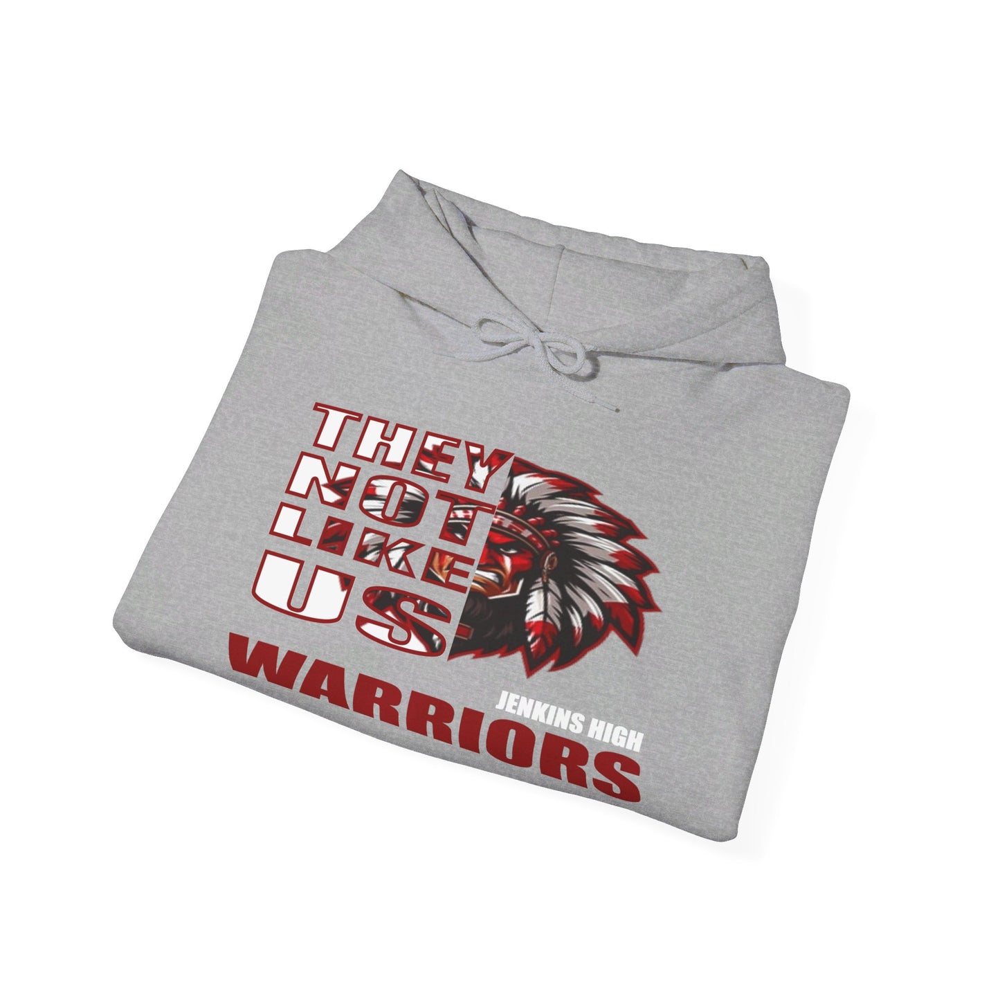 Unisex Heavy Blend™ Hooded Sweatshirt "They Not Like Us" Jenkins Warriors-Adult