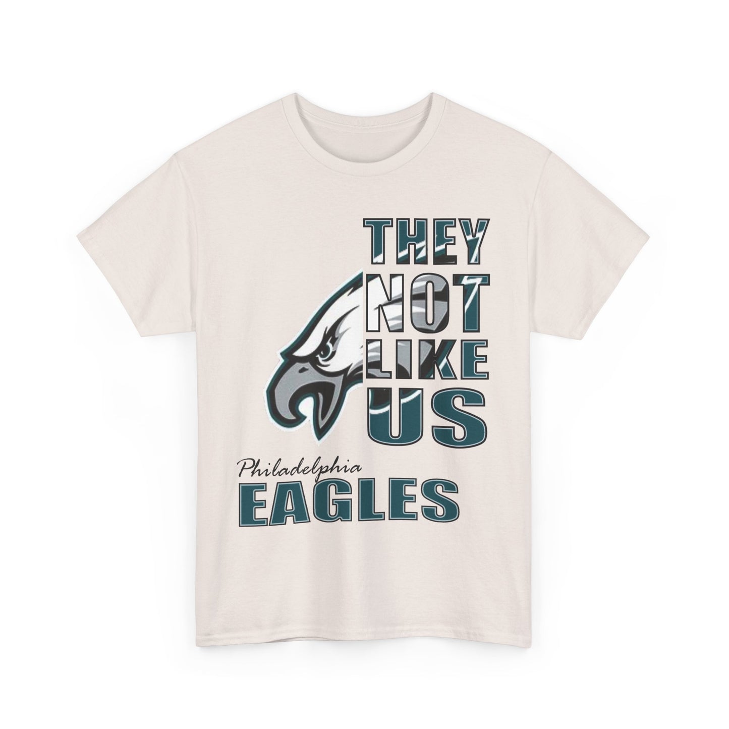 Unisex Heavy Cotton Tee "They Not Like Us" Philadelphia Eagles-Adult