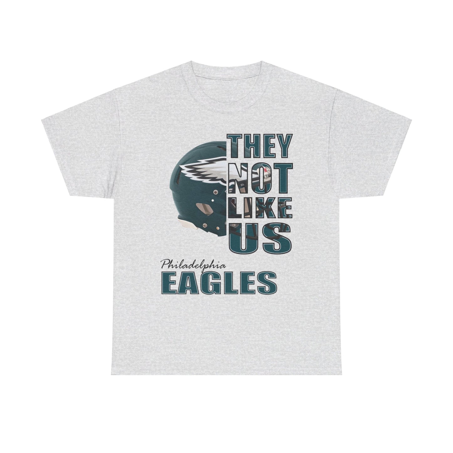 Unisex Heavy Cotton Tee "They Not Like Us" Philadelphia Helmet Tee-Adult