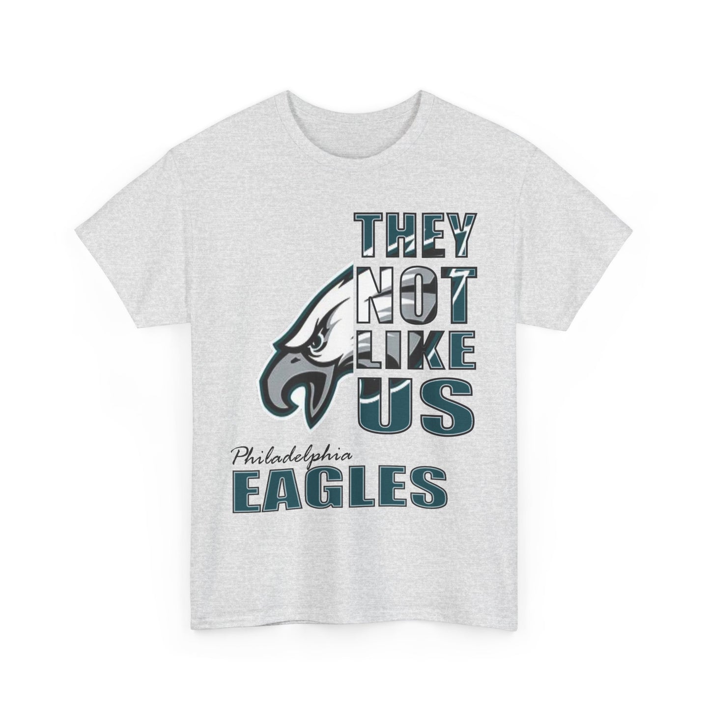 Unisex Heavy Cotton Tee "They Not Like Us" Philadelphia Eagles-Adult