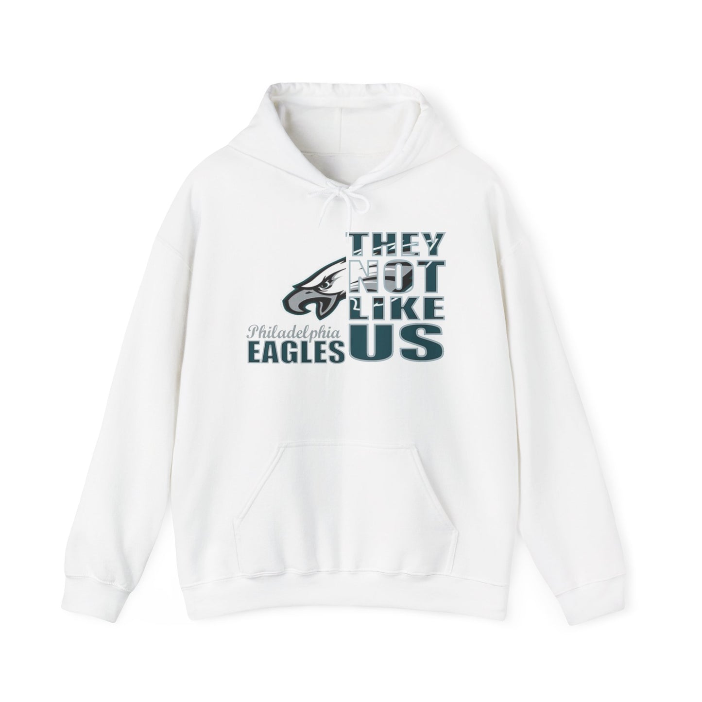 Unisex Heavy Blend™ Hooded Sweatshirt "They Not Like Us" Philadelphia Eagles-Adult