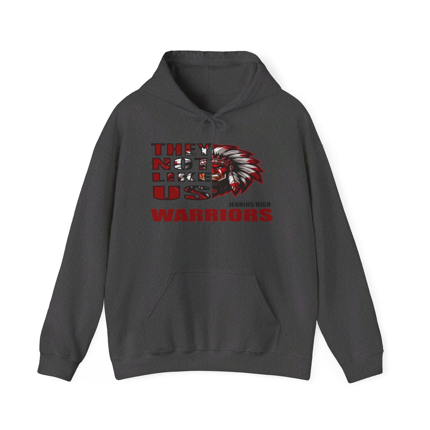 Unisex Heavy Blend™ Hooded Sweatshirt "They Not Like Us" Jenkins Warriors-Adult