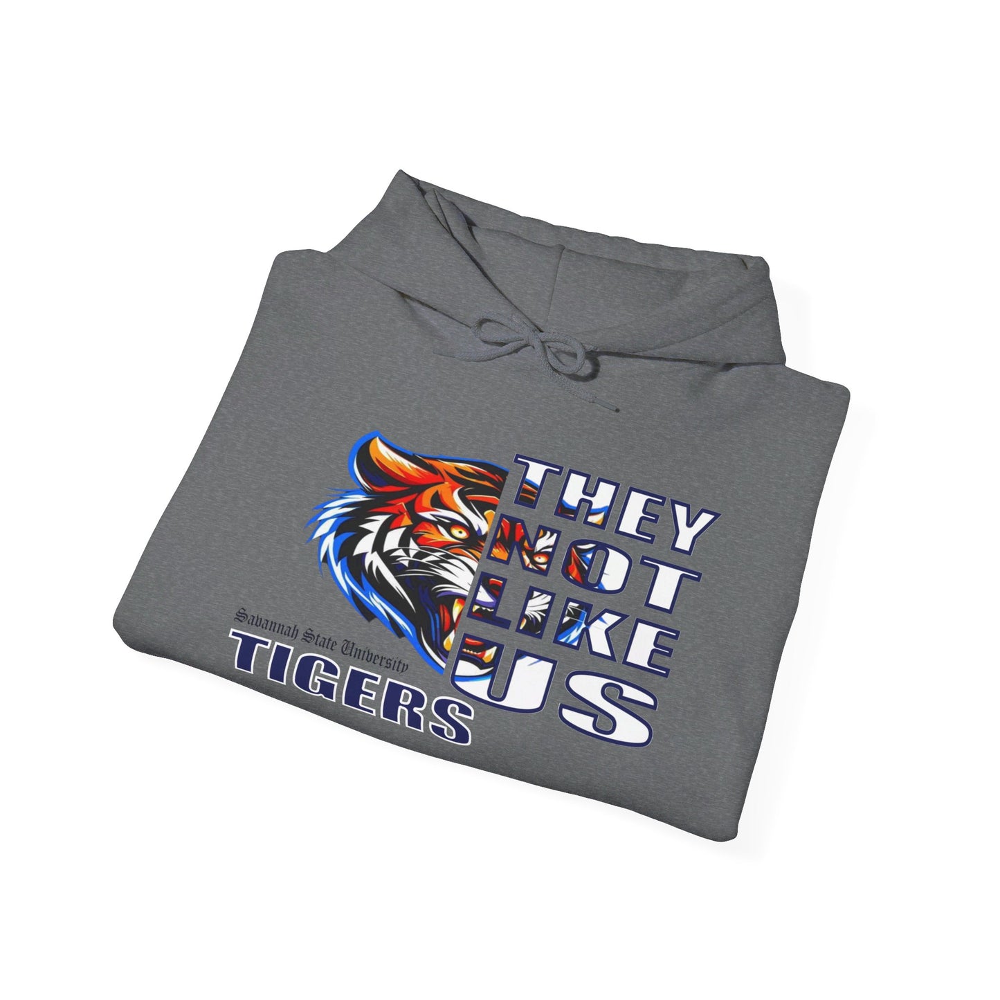 Unisex Heavy Blend™ Hooded Sweatshirt "They Not Like Us" SSU Tigers-Adult