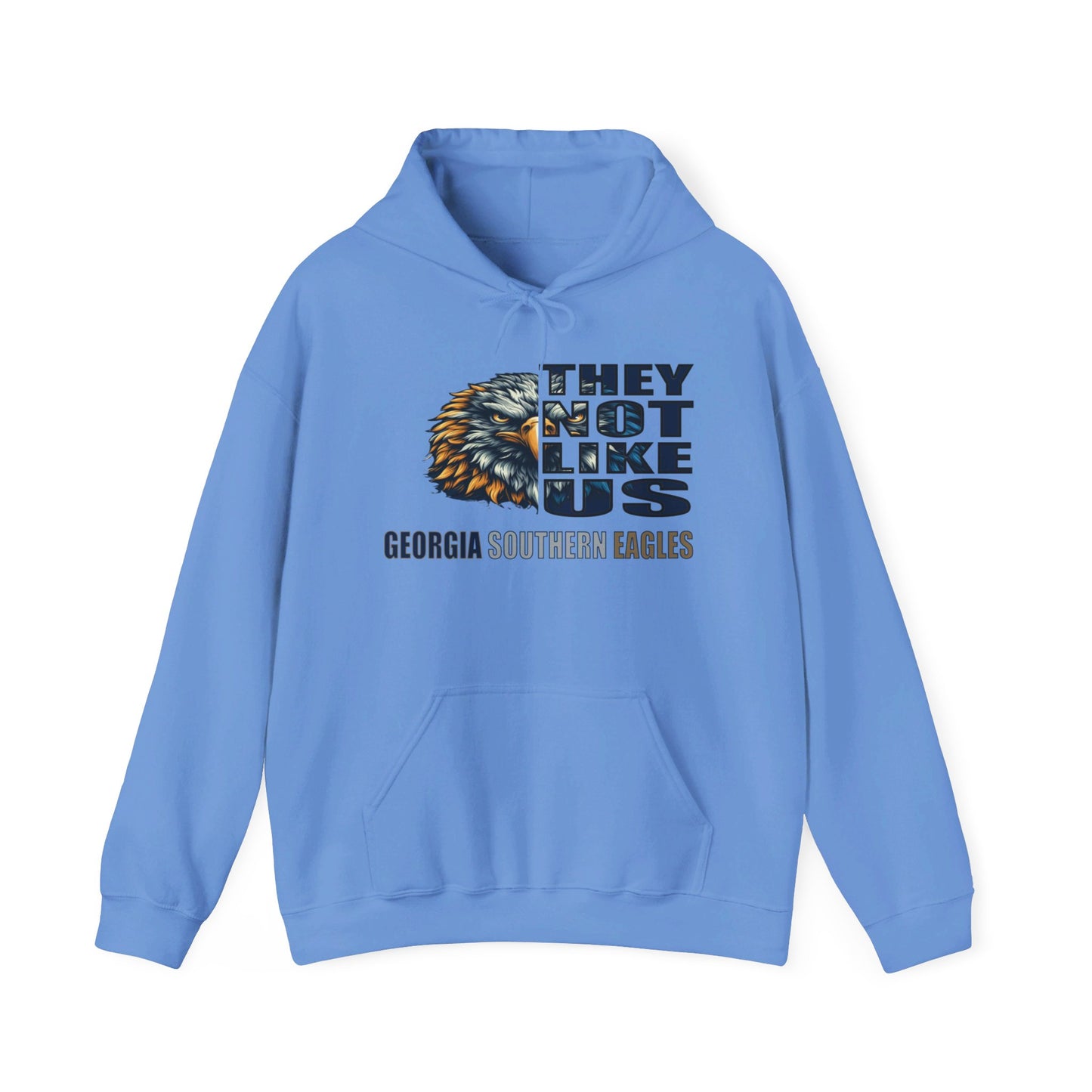 Unisex Heavy Blend™ Hooded Sweatshirt "They Not Like Us" Georgia Southern Eagles-Adult