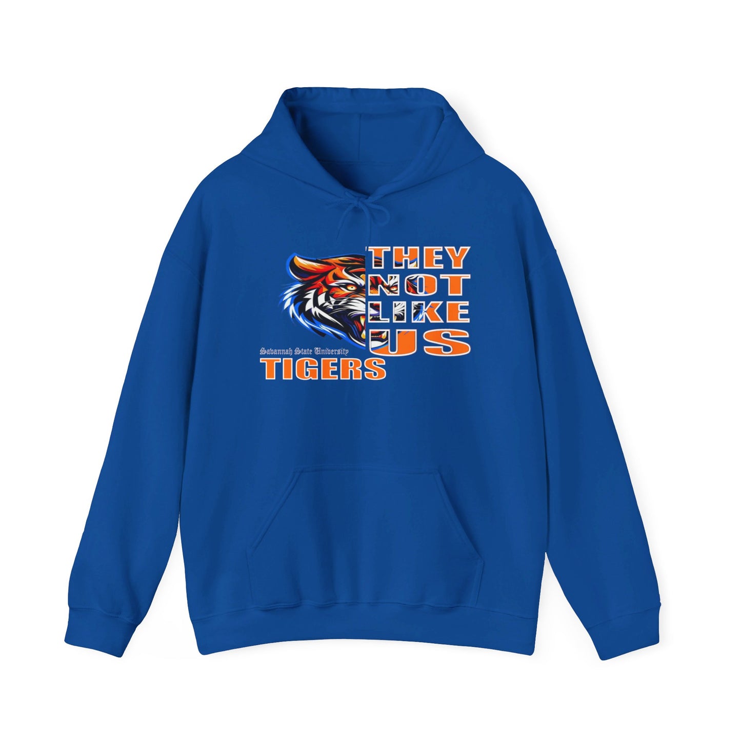 Unisex Heavy Blend™ Hooded Sweatshirt "They Not Like Us" SSU Tigers-Adult