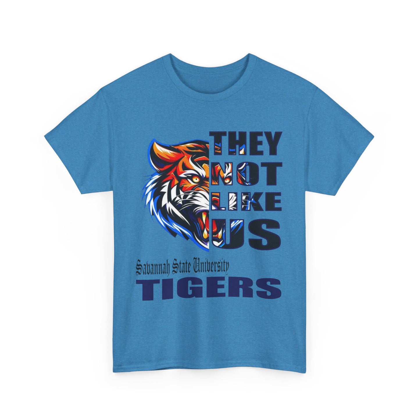 Unisex Heavy Cotton Tee "They Not Like Us" SSU Tigers-Adult