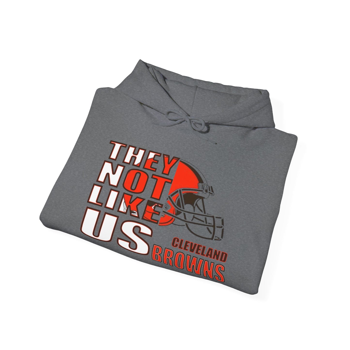 Unisex Heavy Blend™ Hooded Sweatshirt "They Not Like Us" Cleveland Browns-Adult