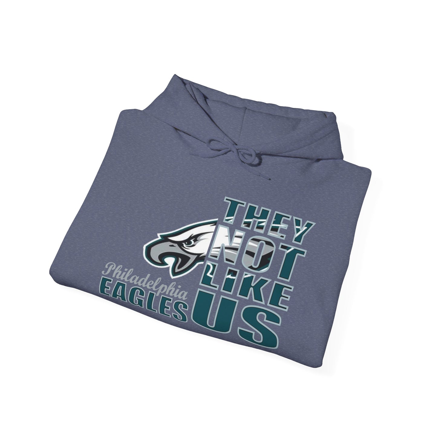 Unisex Heavy Blend™ Hooded Sweatshirt "They Not Like Us" Philadelphia Eagles-Adult