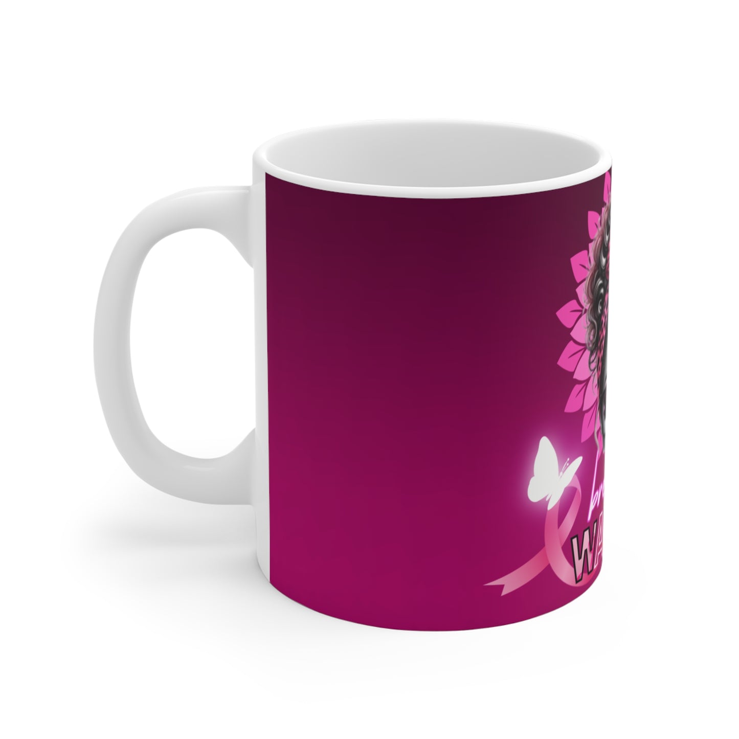 Mug 11oz Breast Cancer Warrior