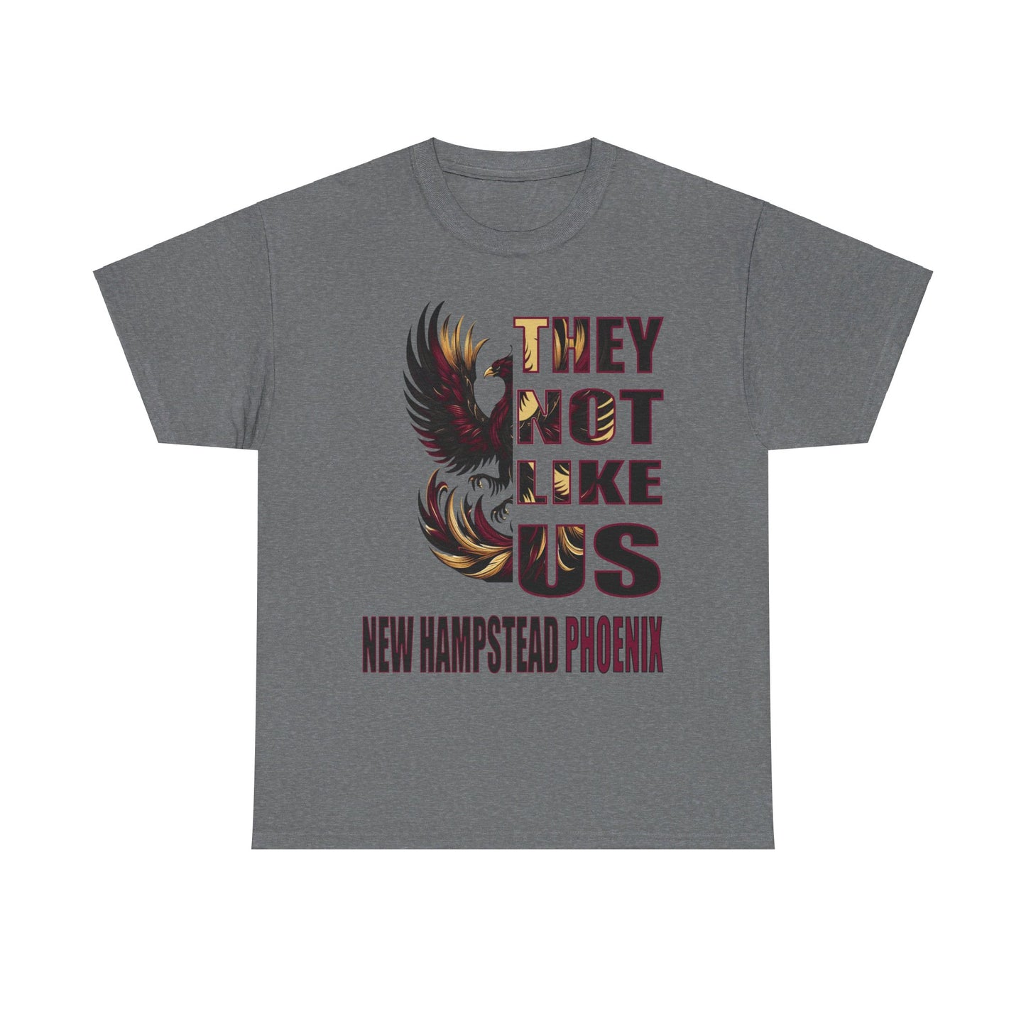 Unisex Heavy Cotton Tee "They Not Like Us" New Hampstead Phoenix-Adult