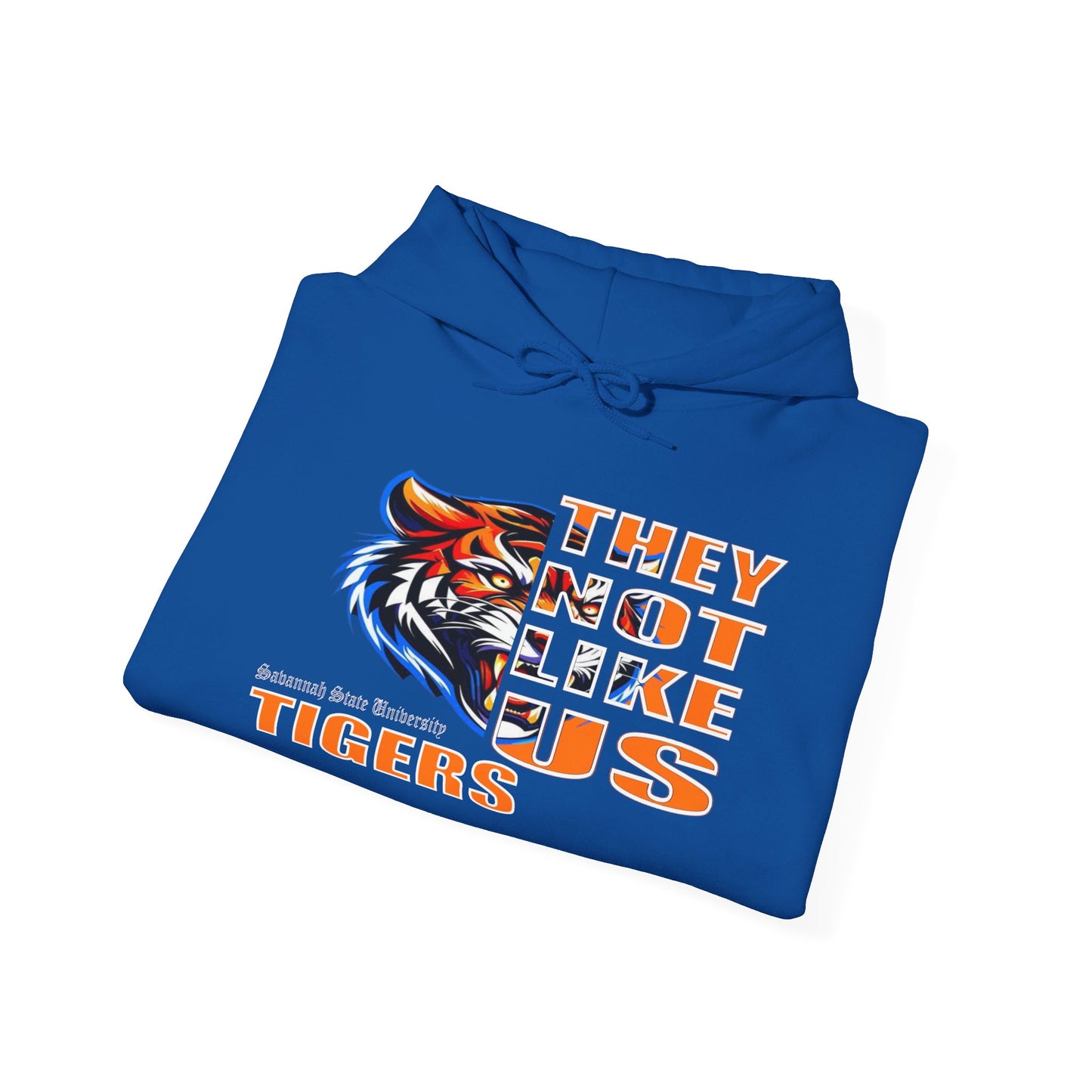 Unisex Heavy Blend™ Hooded Sweatshirt "They Not Like Us" SSU Tigers-Adult