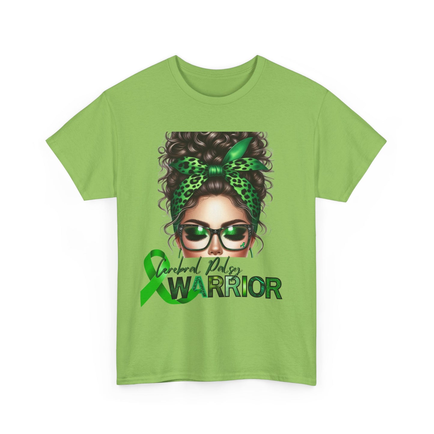 Unisex Heavy Cotton Tee Cerebral Palsy Awareness-Adult