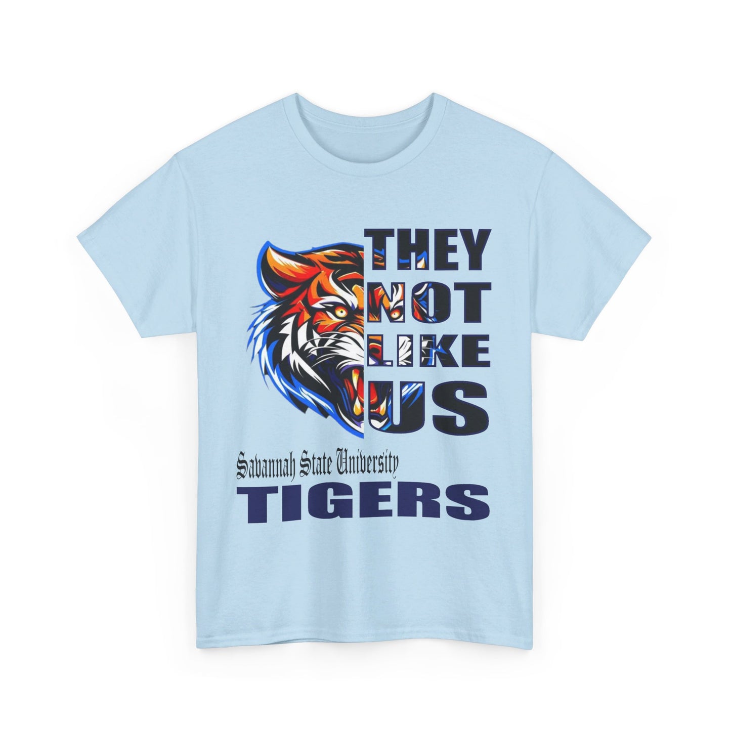 Unisex Heavy Cotton Tee "They Not Like Us" SSU Tigers-Adult