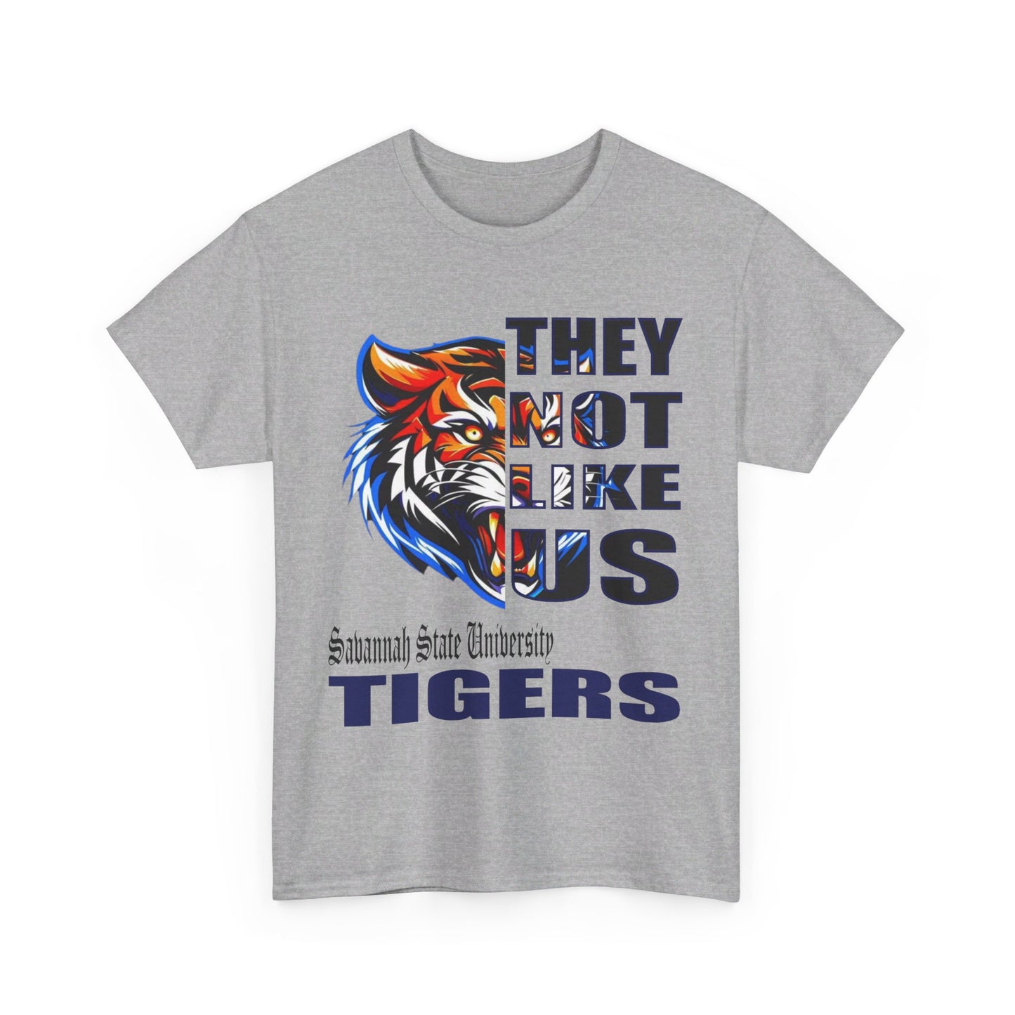 Unisex Heavy Cotton Tee "They Not Like Us" SSU Tigers-Adult