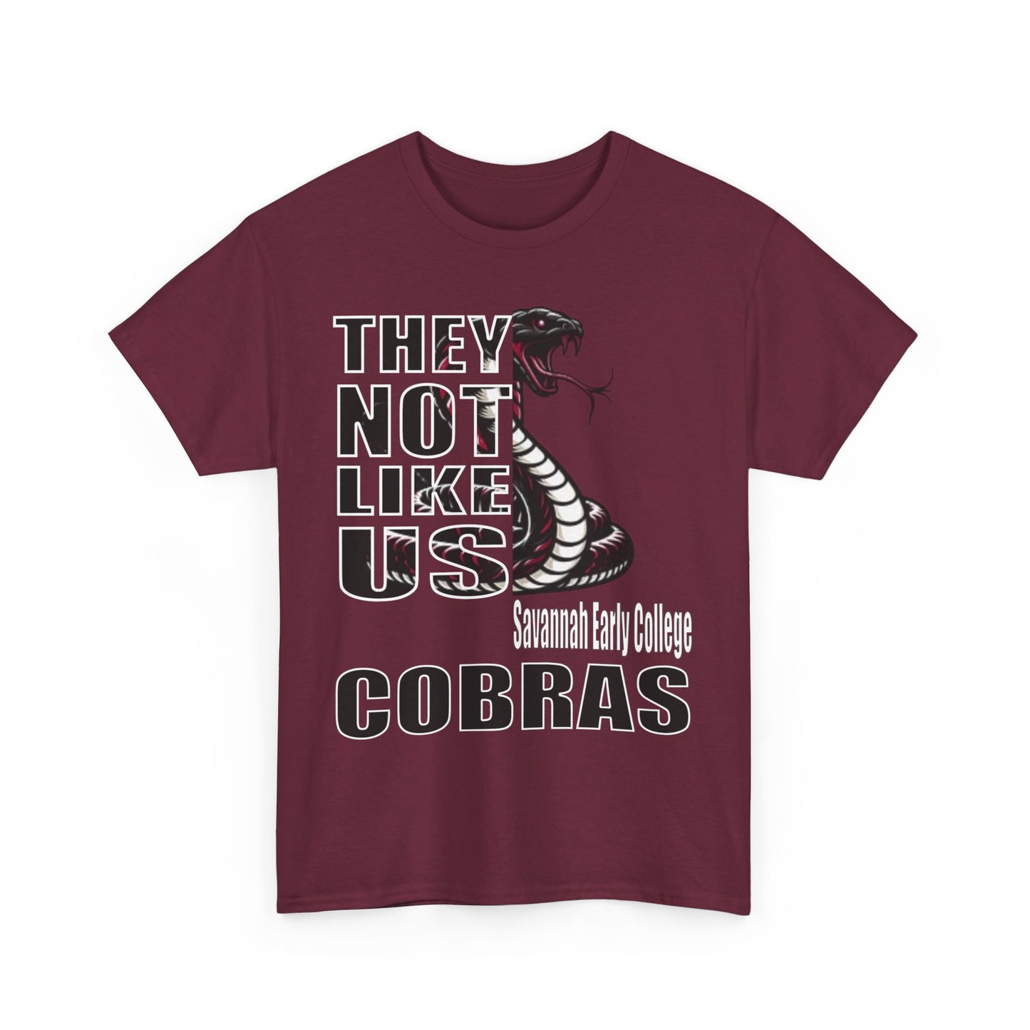 Unisex Heavy Cotton Tee "They Not Like Us" SEC Cobras-Adult