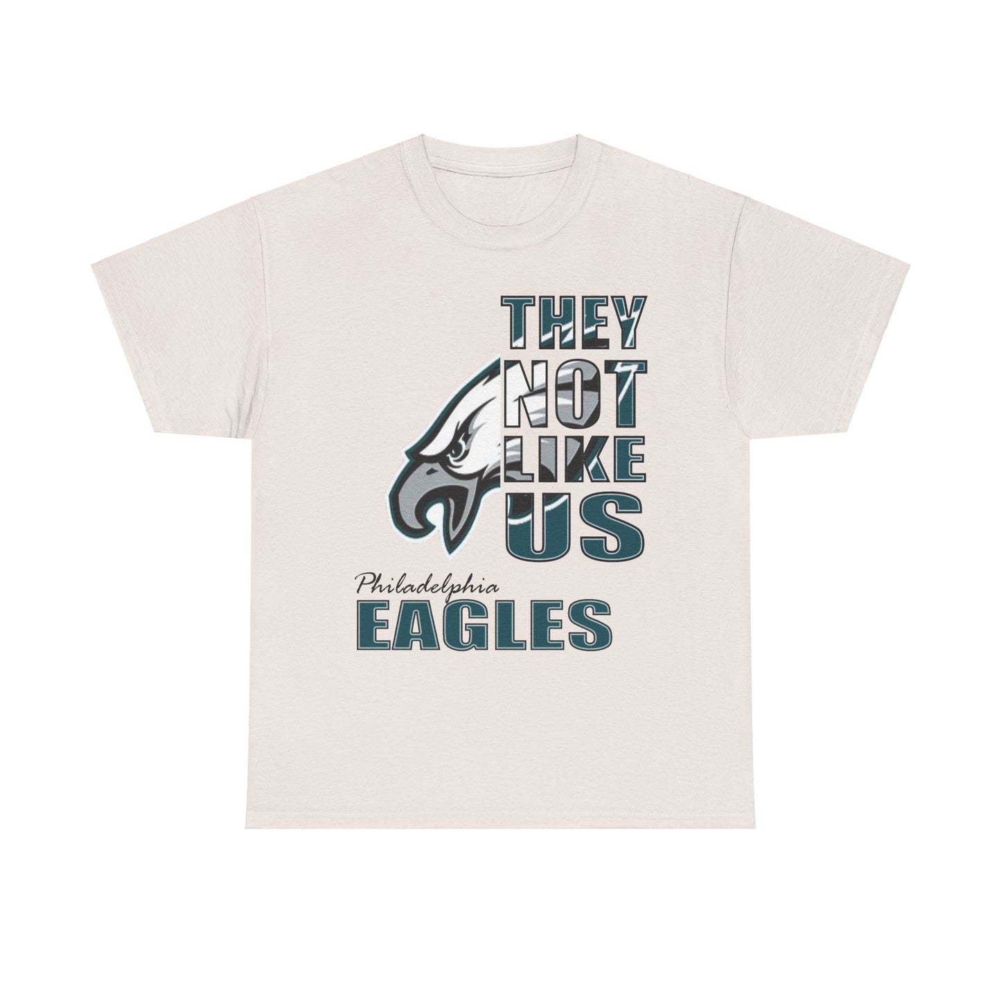 Unisex Heavy Cotton Tee "They Not Like Us" Philadelphia Eagles-Adult