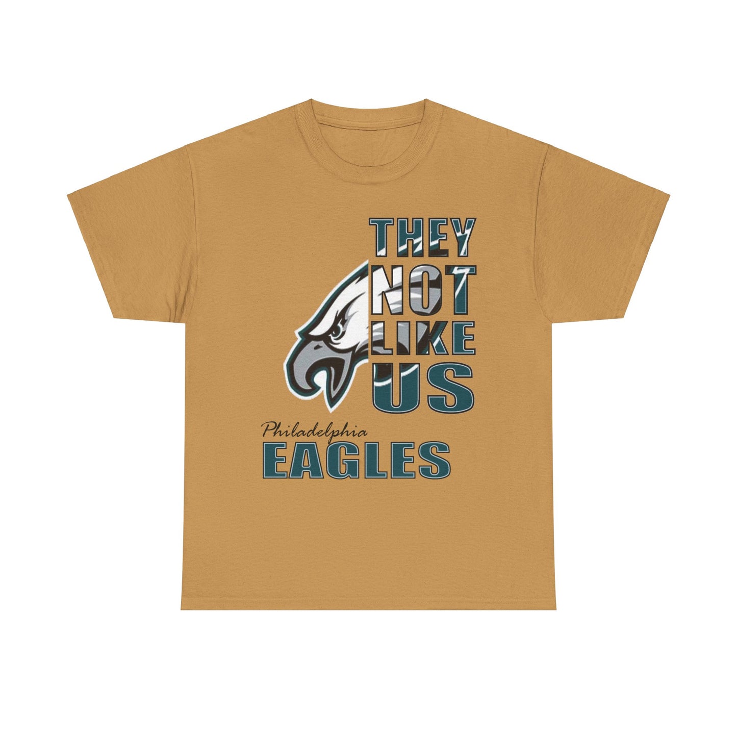 Unisex Heavy Cotton Tee "They Not Like Us" Philadelphia Eagles-Adult