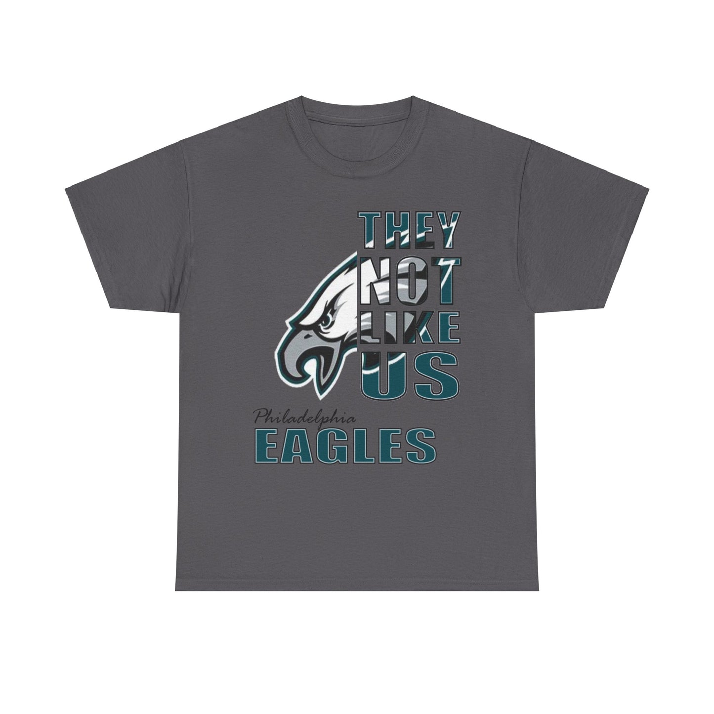 Unisex Heavy Cotton Tee "They Not Like Us" Philadelphia Eagles-Adult